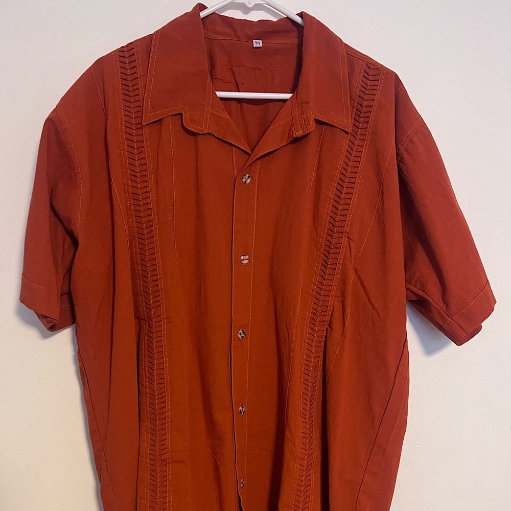 Mexican shirt Guayabera. Bought in Sayulita, Mexico in 2022 and never worn.
